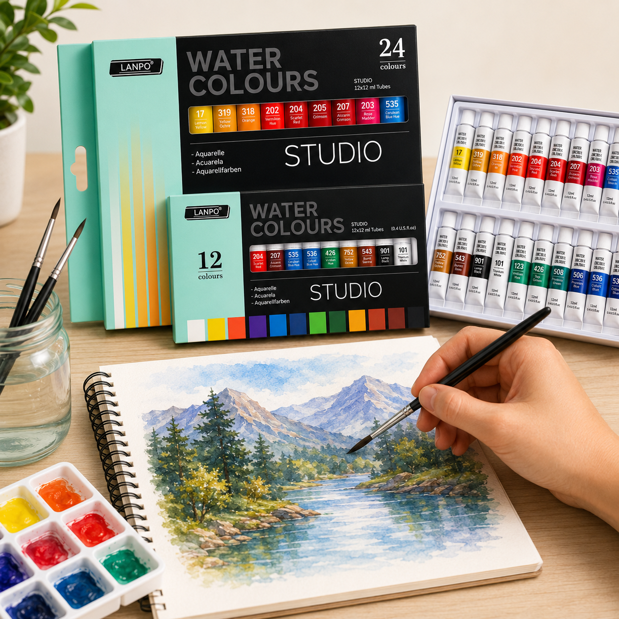 LANPO WATER COLOURS STUDIO