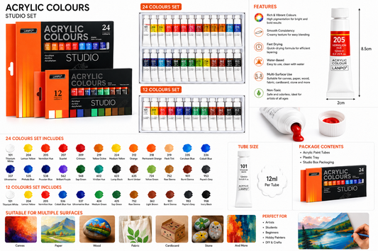 LANPO ACRYLIC COLOURS STUDIO