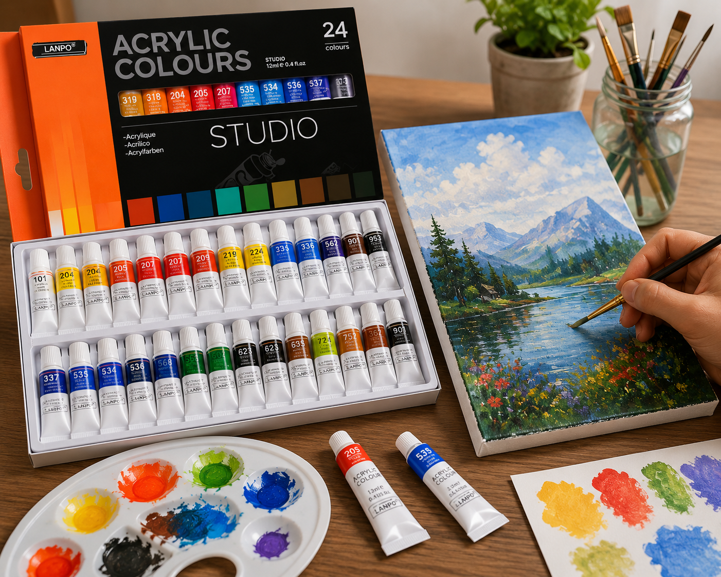 LANPO ACRYLIC COLOURS STUDIO