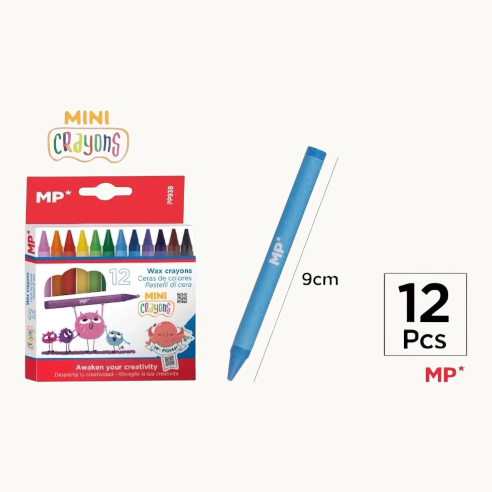 MP CRAYONS 12 COLOURS