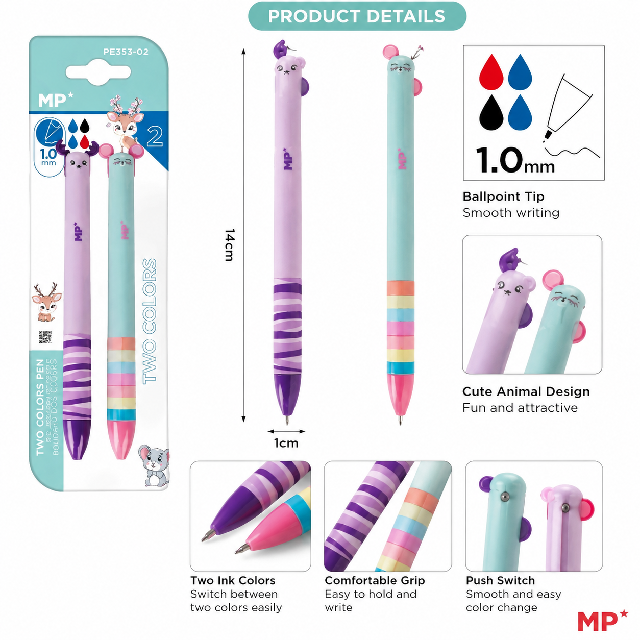 MP TWO COLORS PEN