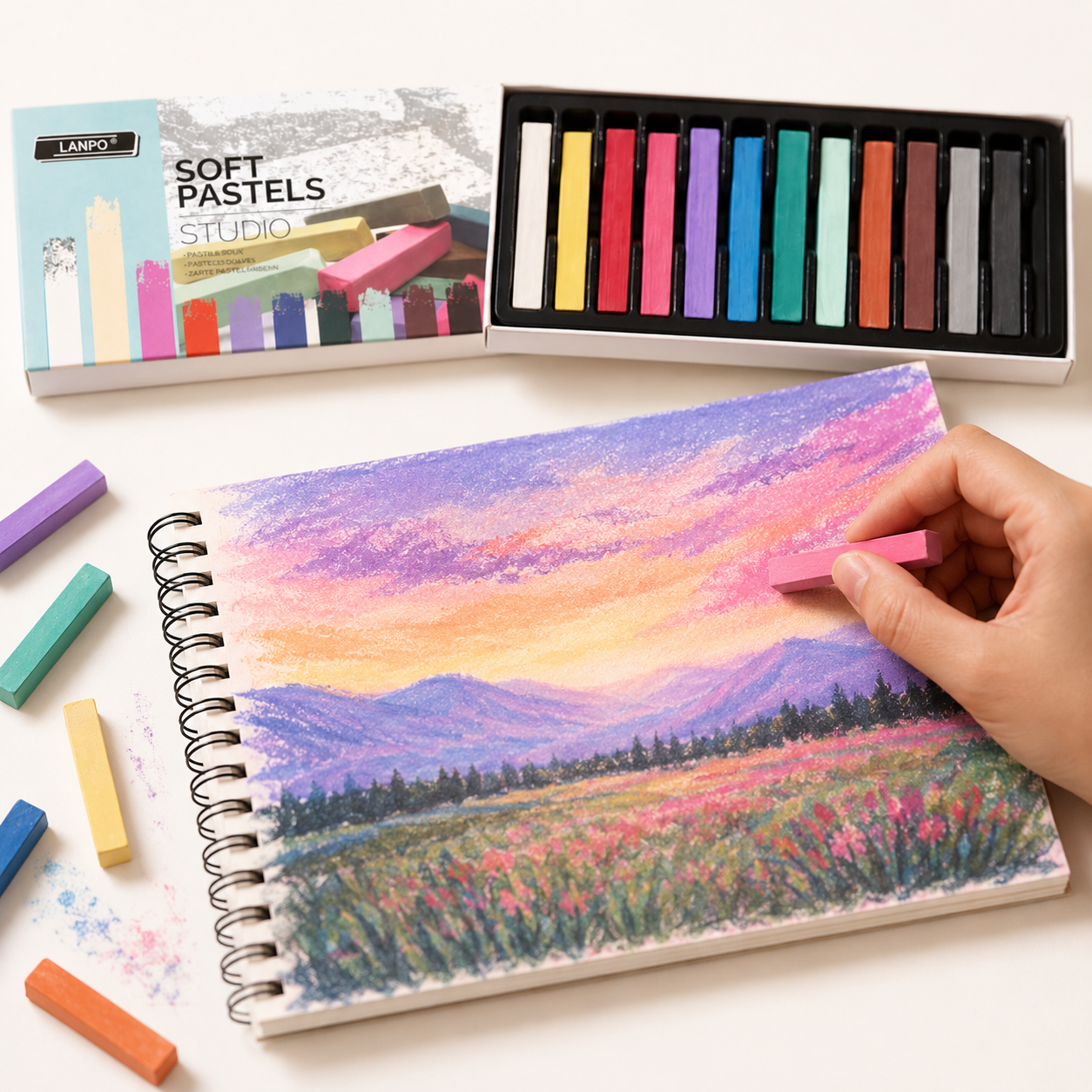 LANPO SOFT PASTELS STUDIO