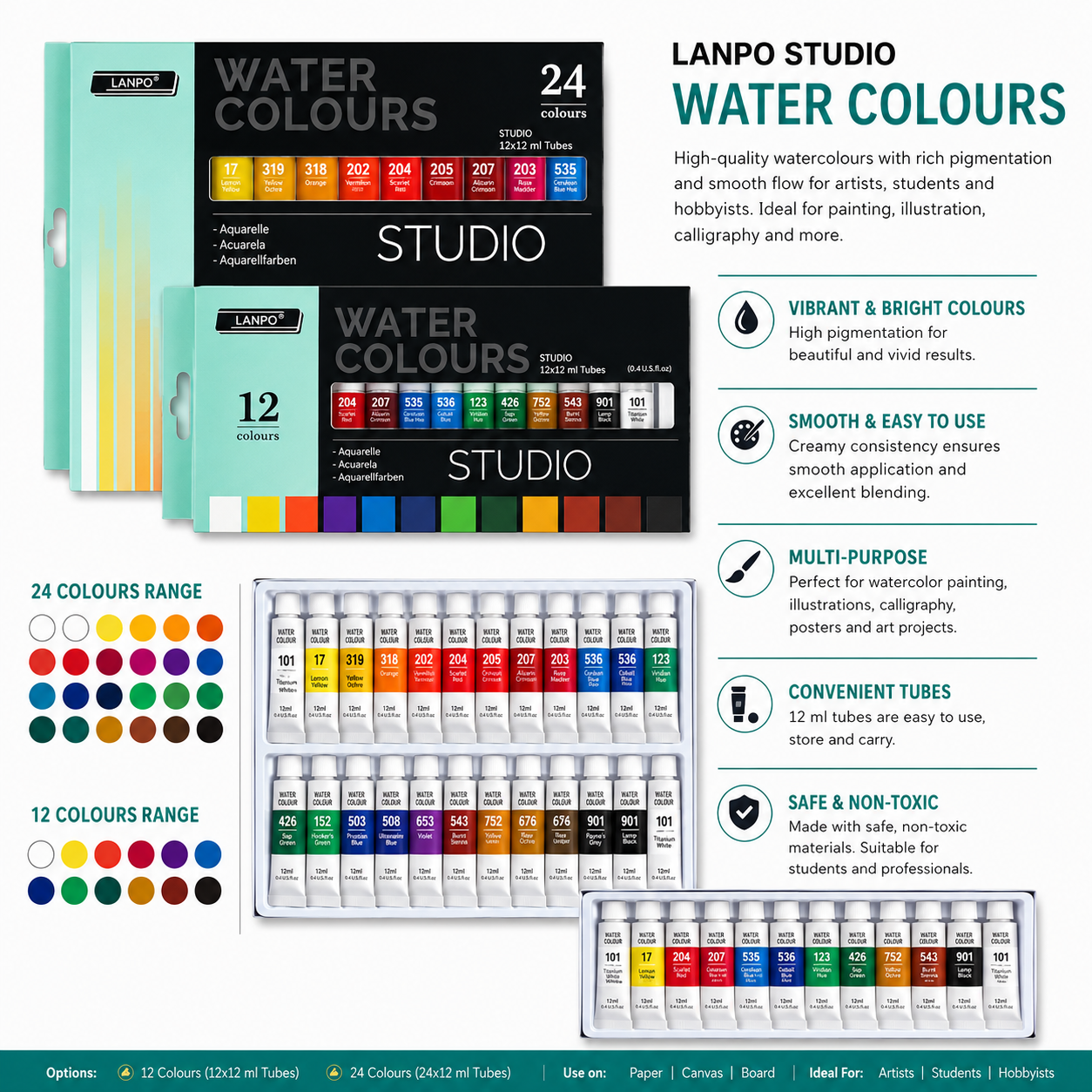 LANPO WATER COLOURS STUDIO