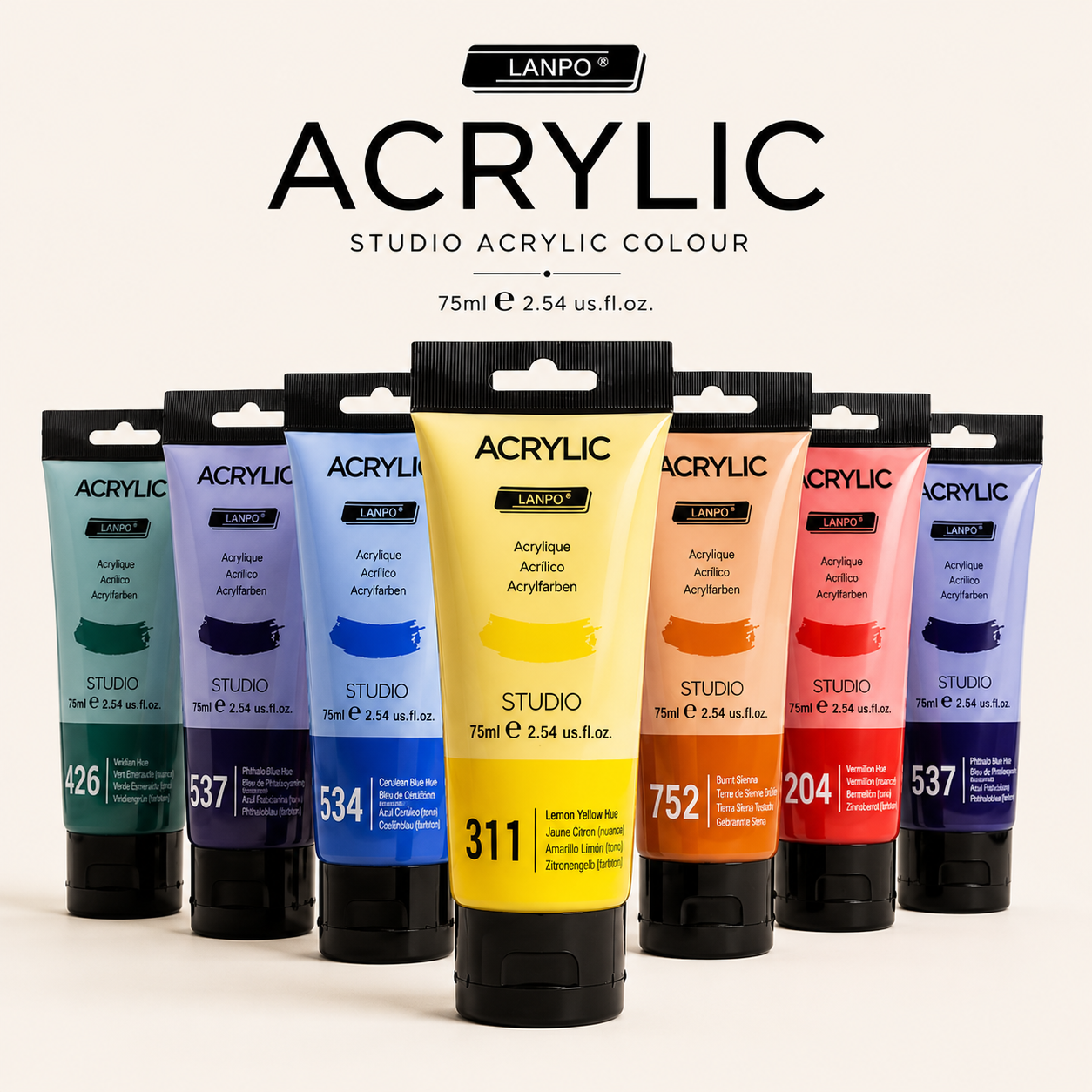 LANPO ACRYLIC PAINT TUBE